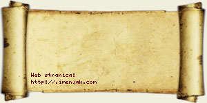 Tina Cilić vizit kartica